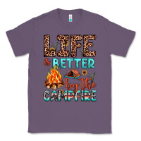 Lavender life is better by the campfire Classic Tee - JahusDesignShop