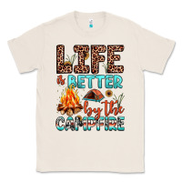 Natural life is better by the campfire Classic Tee - JahusDesignShop
