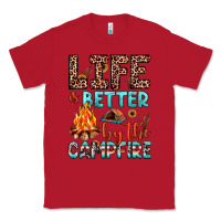 Red life is better by the campfire Classic Tee - JahusDesignShop