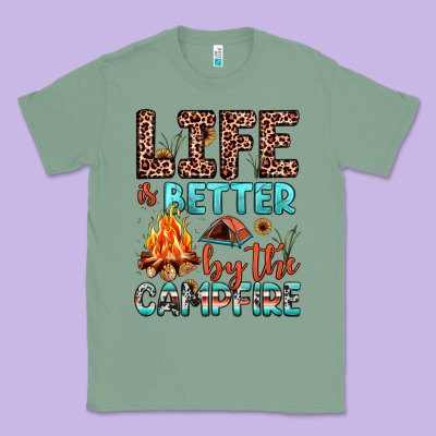 Life Is Better By The Campfire Classic Tee Designed By Jahusdesignshop