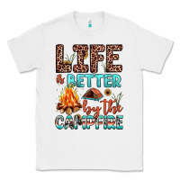 White life is better by the campfire Classic Tee - JahusDesignShop