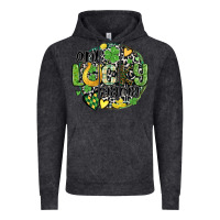 Vintage Black one lucky mama Vintage Hoodie - MaliasSmallBusiness