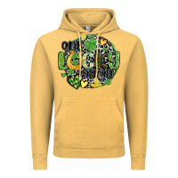 Vintage Mustard one lucky mama Vintage Hoodie - MaliasSmallBusiness