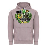 Vintage Zinc one lucky mama Vintage Hoodie - MaliasSmallBusiness