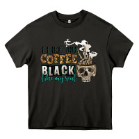 Asphalt i like my coffee black like my soul Heavy Core Tee - Jasminsmagicworld