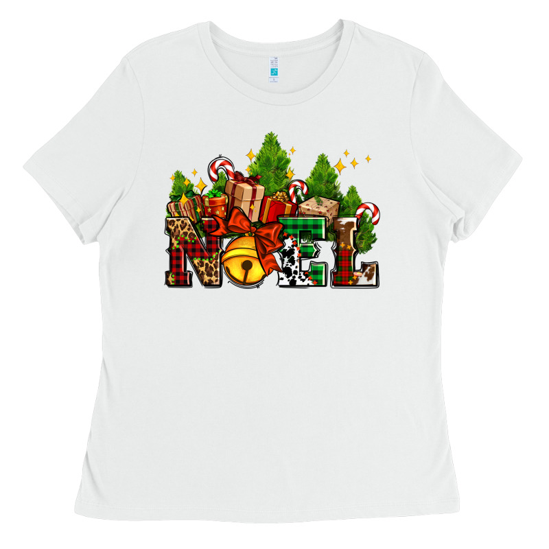 Western Noel Christmas Gifts Ladies Tee by AdoDesignShop | Teevron