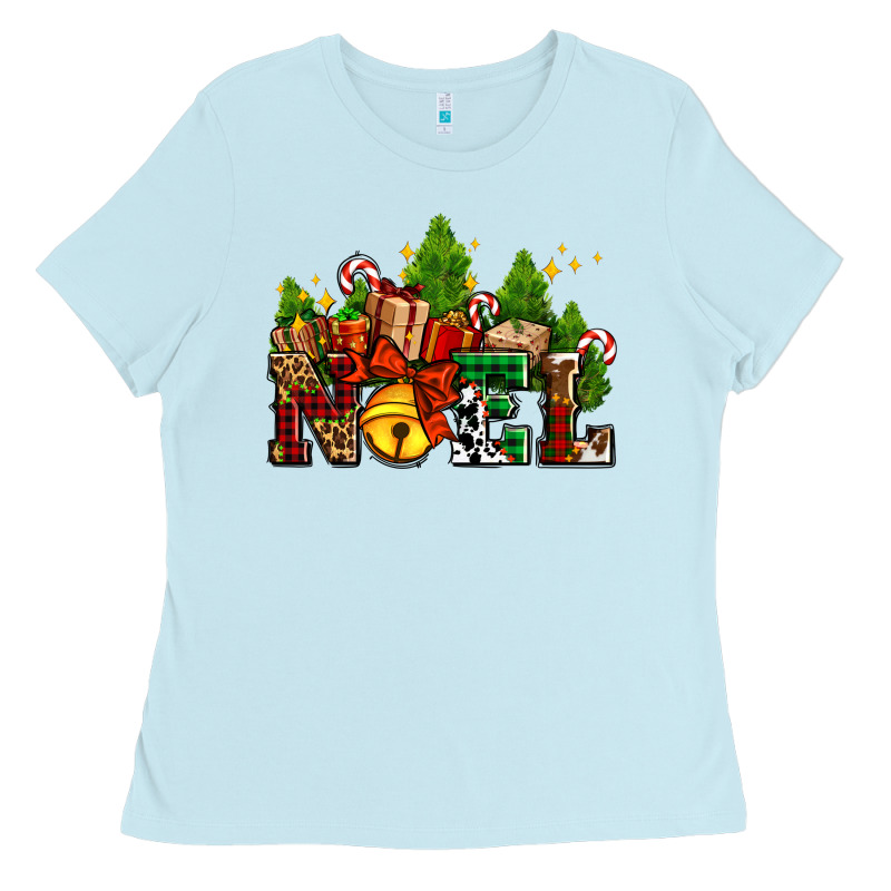 Western Noel Christmas Gifts Ladies Tee by AdoDesignShop | Teevron
