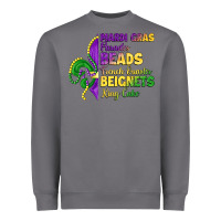 Storm mardi gras parades beads french quarter beignets k Heavyweight Sweatshirt - LillyAllenDesigns