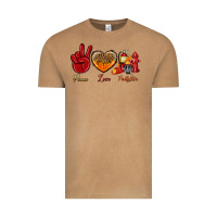 Vintage Camel peace love firefighter Vintage Tee - NancyCooperArtShop