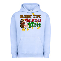 Pigment Grape Ice Bloody Type Christmas Tree Urban Hoodie - FaDigitalArtStudio