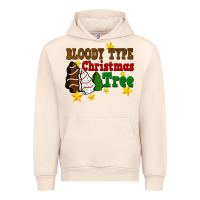 Sandshell Bloody Type Christmas Tree Urban Hoodie - FaDigitalArtStudio