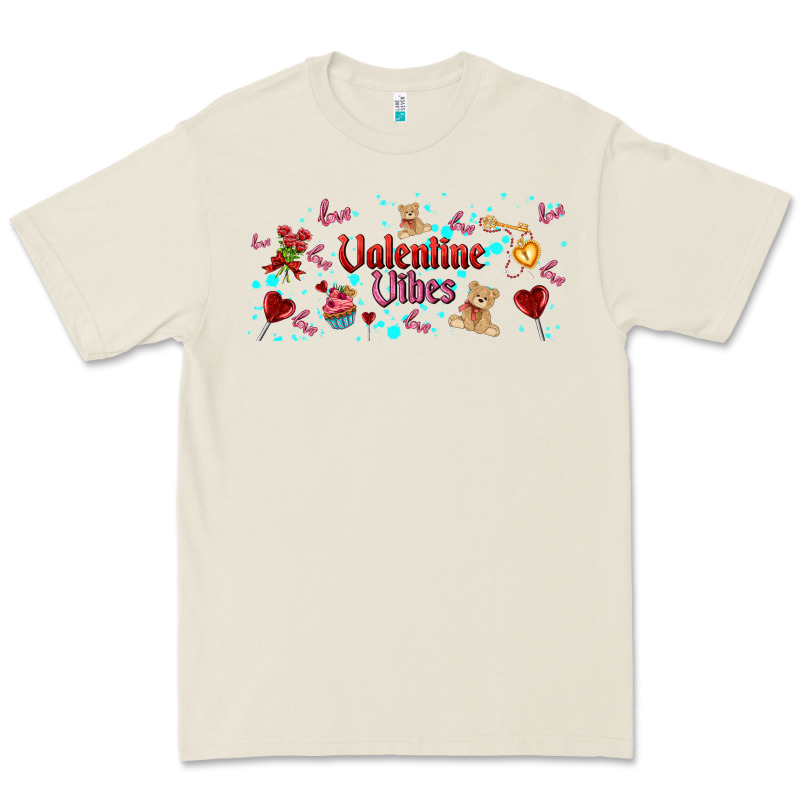 Love Vibes And Valentines Premium Tee by AdoDesignShop | Teevron