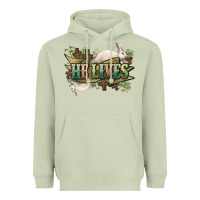 Matcha He lives Easter Day Heavyweight Hoodie - HowdyJamesFarm