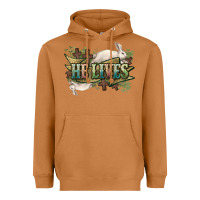 Meerkat He lives Easter Day Heavyweight Hoodie - HowdyJamesFarm