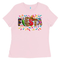 Bubblegum Pink Fiesta Ladies Tee - RanaPortraitStore