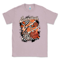 Lilac checkered retro basketball Classic Tee - MaliasSmallBusiness
