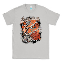 Moon Dust checkered retro basketball Classic Tee - MaliasSmallBusiness