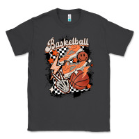 Smoke checkered retro basketball Classic Tee - MaliasSmallBusiness