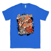 True Royal checkered retro basketball Classic Tee - MaliasSmallBusiness