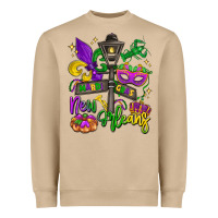 New Orleans Mardi Gras Heavyweight Sweatshirt | Teevron