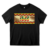 Black juneteenth 1865 leopard licence plate template Heavy Core Tee - Artiststas