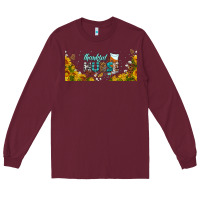 Burgundy thankful nurse fall libbey glass Long Sleeve Tee - BundleAndBundleShop