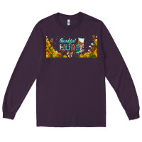 Plum thankful nurse fall libbey glass Long Sleeve Tee - BundleAndBundleShop