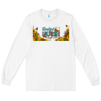 White thankful nurse fall libbey glass Long Sleeve Tee - BundleAndBundleShop