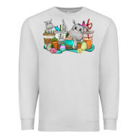 Dove Grey Easter Hippopotamus coffee cups Easter Day Premium Sweatshirt - CowGirlArtShop
