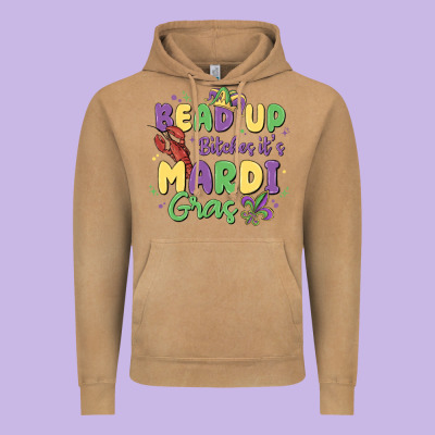 Bead Up Bitches It's Mardi Gras Vintage Hoodie Designed By Maliassmallbusiness