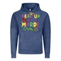 Vintage Denim bead up bitches it's mardi gras Vintage Hoodie - MaliasSmallBusiness