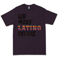 Plum eat sleep latino repeat Premium Tee - BundleAndBundleShop