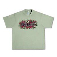 Oil Green blessed Urban Heavy Tee - NancyCooperArtShop