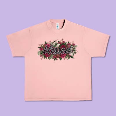 Blessed Urban Heavy Tee Designed By Nancycooperartshop