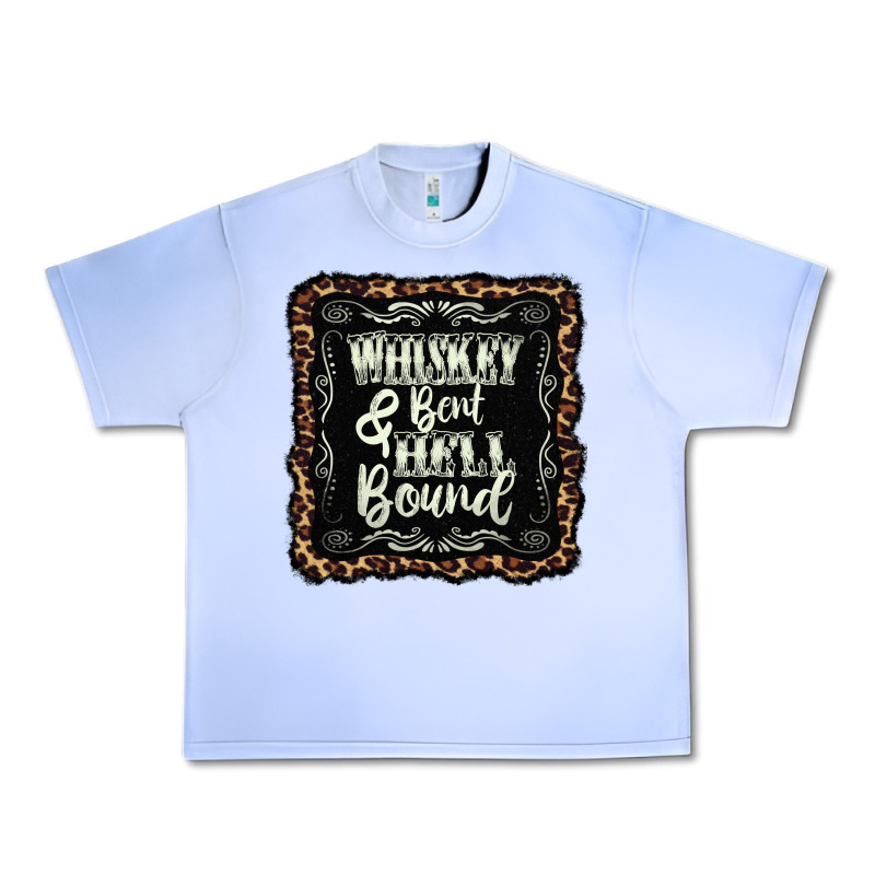 Whiskey Bent Hell Bound Black Urban Heavy Tee by AdoDesignShop | Teevron