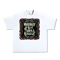 White whiskey bent hell bound black Urban Heavy Tee - AdoDesignShop