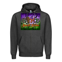 Charcoal Heather Home sweet home Zipper Hoodie - NancyCooperArtShop