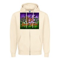 Sandshell Home sweet home Zipper Hoodie - NancyCooperArtShop