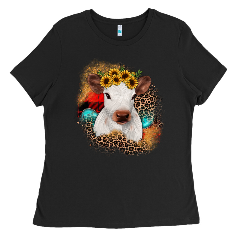 Christmas Heifer Ladies Tee by JahusDesignShop | Teevron
