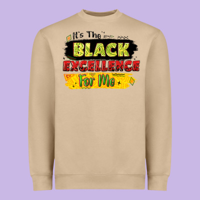It's The Black Excellence For Me Heavyweight Sweatshirt Designed By Lillyallendesigns