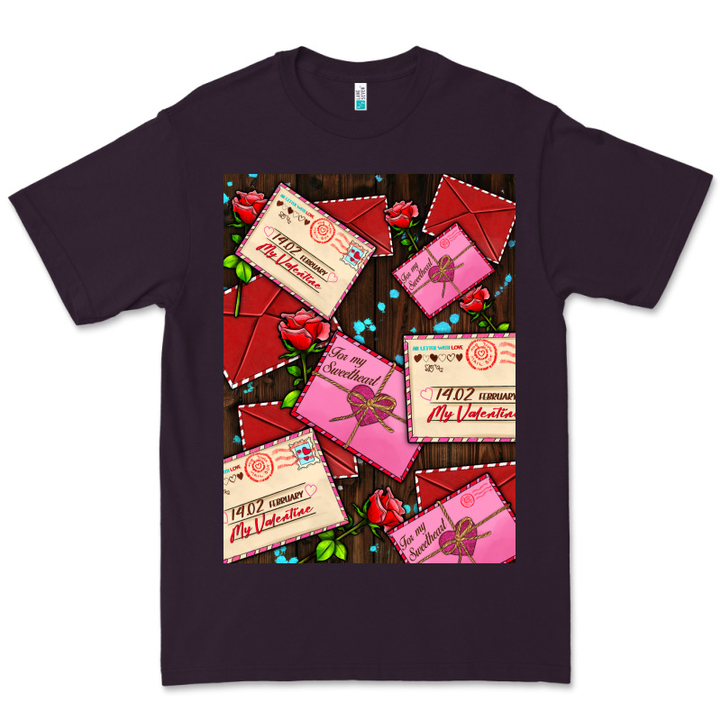 Love Letters With Roses  Air Premium Tee by AdoDesignShop | Teevron