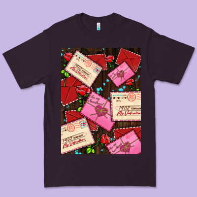 Love Letters With Roses  Air Premium Tee Designed By Adodesignshop