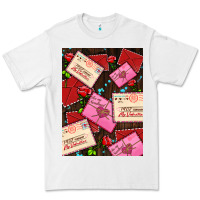 White love letters with roses  air Premium Tee - AdoDesignShop