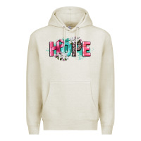 Oatmeal Heather hope cancer awareness Premium Hoodie - CowGirlArtShop
