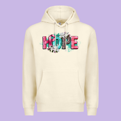 Hope Cancer Awareness Premium Hoodie Designed By Cowgirlartshop
