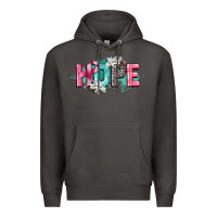 Smoke hope cancer awareness Premium Hoodie - CowGirlArtShop