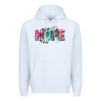 White hope cancer awareness Premium Hoodie - CowGirlArtShop