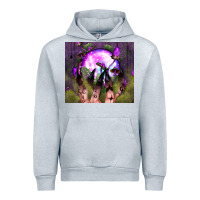 Heather Grey witch hand tumbler Urban Hoodie - BundleAndBundleShop