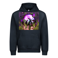 Navy witch hand tumbler Urban Hoodie - BundleAndBundleShop