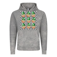 Cloud Rock boujee checker board leprechaun Vintage Hoodie - MaliasSmallBusiness